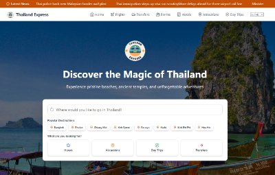 Thailand Express website